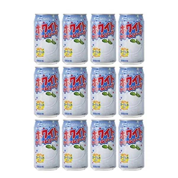 
                            Felice White Cream Yogurt Flavored Soda, (12 Pack, Total of 4200mL)
                        