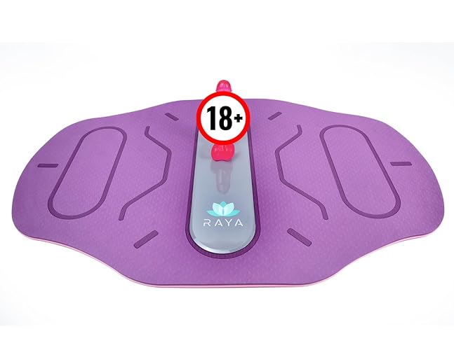The Lotus by Raya - Suction Cup Adult Toy Mount Mat - Enjoy The Ultimate Hands Free Ride - Take Control of Your Pleasure Like Never Before, Pink and Purple