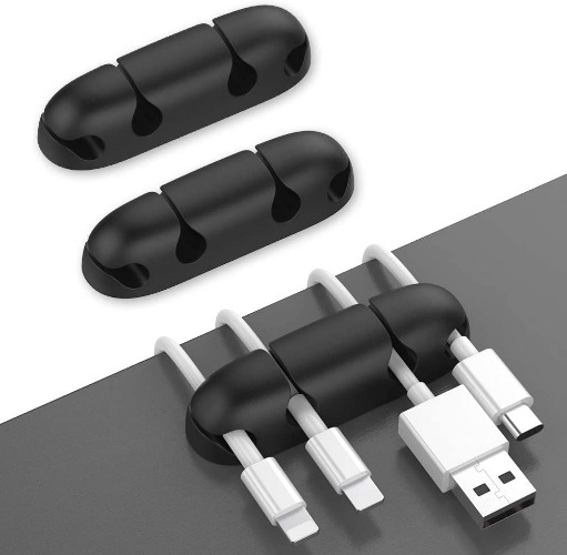 AhaStyle 3 Pack Cord Holders for Desk