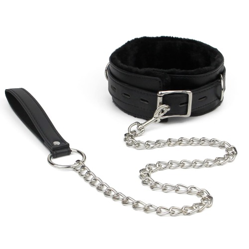 Leather choker collar