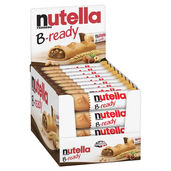 Nutella B-ready 22g Riegel, 36er Pack (36 x 22g) - 