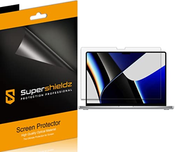 Supershieldz (3 Pack) Anti-Glare (Matte) Screen Protector Designed for New MacBook Pro 16 inch (2021-2023) [M2 Pro / M2 Max / M1 Pro / M1 Max]