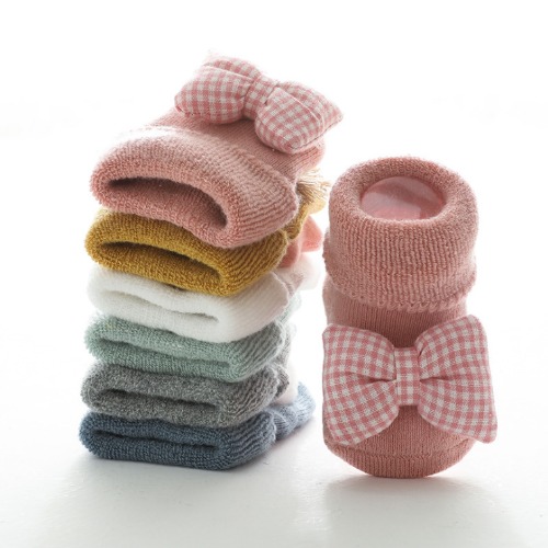 Cotton Cartoon Doll Newborn Socks: Soft, Breathable, Knee-High Baby Socks - 4 / 0-1 year