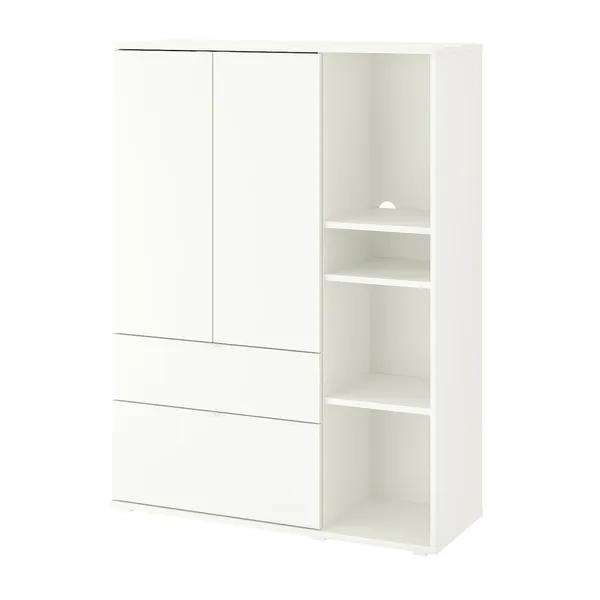VIHALS Storage unit - white 105x37x140 cm (41 3/8x14 5/8x55 1/8 ")