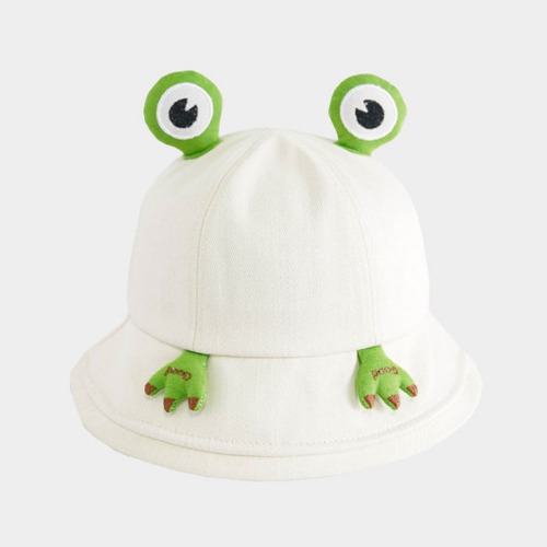 Cartoon Frog Eyes Fisherman Hat