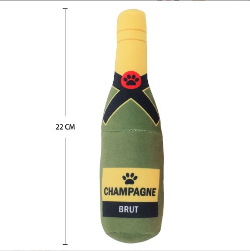 Champagne Bottle Shaped Squeaky Dog Toy - 45*15cm / A