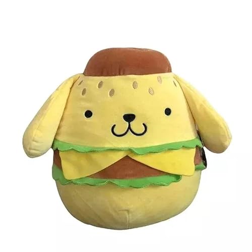 Squishmallows 6.5" Hello Kitty Pompompurin Hamburger