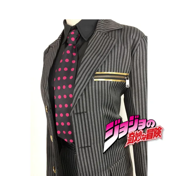 Dokidoki-R Anime JoJo's Bizarre Adventure Diavolo Cosplay Suits | Womens / XL