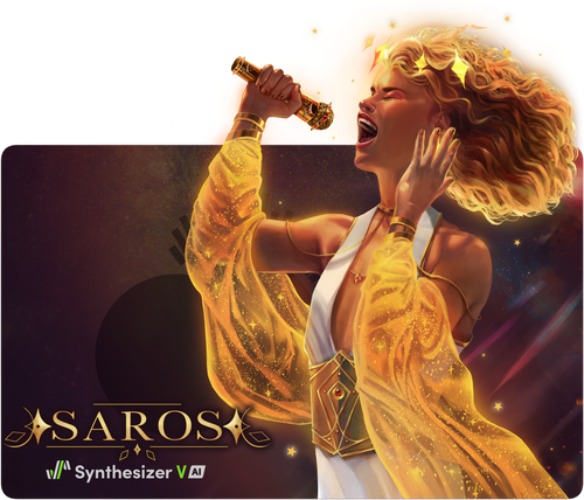 SAROS Synthesizer V AI Voice Database (Digital Download)