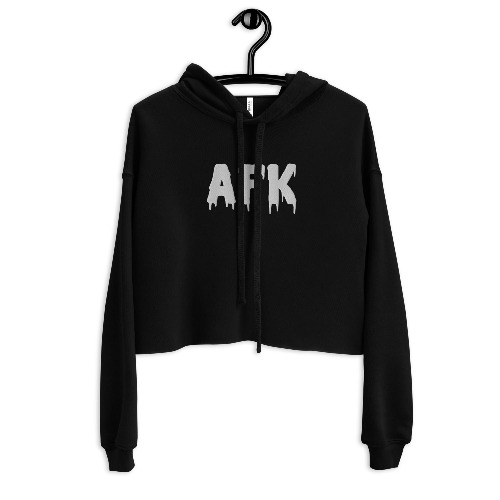 AFK | Crop Hoodie