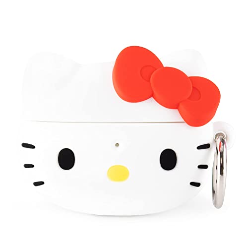 Hello Kitty & Friends Silicone Protective Case Cover for AirPods 3 - Includes Carabiner Clip and Wireless Charging Pad - Hello Kitty