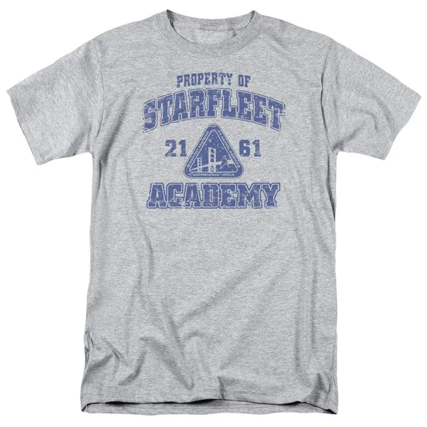 Popfunk Star Trek Distressed Starfleet Academy Unisex Adult T Shirt