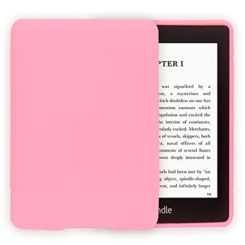 Chineestyle Case for All-New Kindle Paperwhite (11th Generation, 2021 Release) - Slim Fit TPU Gel Protective Cover Case for All-New Kindle Paperwhite E-Reader 6.8" (Pink) - Pink