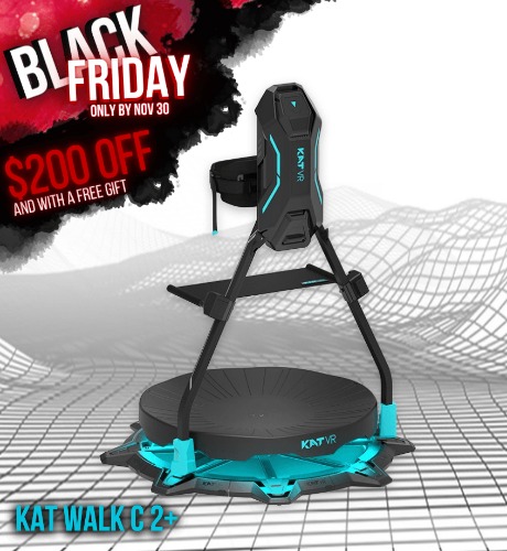 KAT Walk C 2 | KAT Walk C 2+ / USA 7 (EU 39 / UK 6) / KAT Nexus Adapter - Worth $99 (For Meta Quest Standalone - No PC)