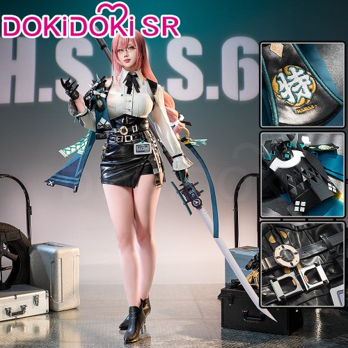 Dokidoki-SR Game Zenless Zone Zero Cosplay Tsukishiro Yanagi  Costume ZZZ | M-Order Processing Time Refer to Description Page