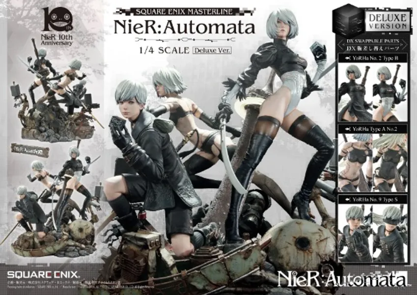 SQUARE ENIX MASTERLINE NieR:Automata 1/4 Scale - Deluxe Ver. RESTOCK [Statue]
