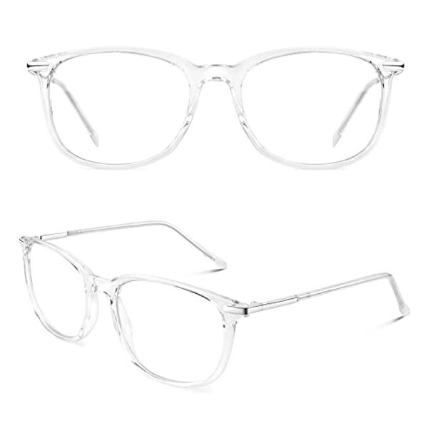 CGID CN79 Klassische Nerdbrille ellipse 40er 50er Jahre Pantobrille Vintage Look clear lens