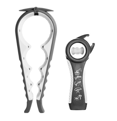 UNIVERSAL BOTTLE AND JAR OPENER SET- GREY | Default Title