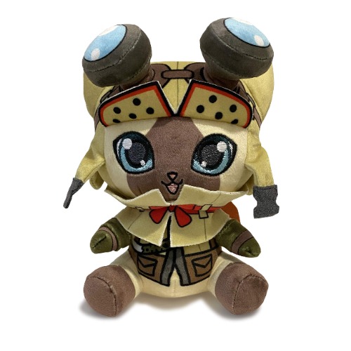 Stubbins CP-PL-005 Capcom Monster Hunter World Version Palico Plush, 6" - 