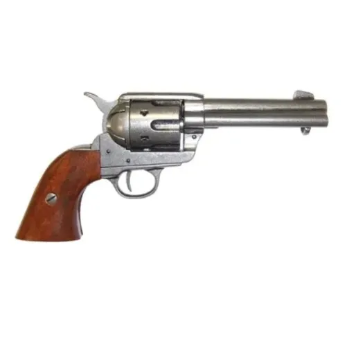 Denix "Peacemaker" 0.45 Replica Gun (Pewter) - Non-Firing Replica