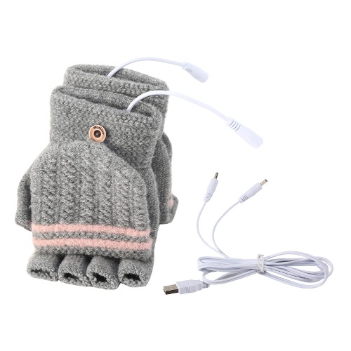 Men's Women's USB Heated Gloves Mitten