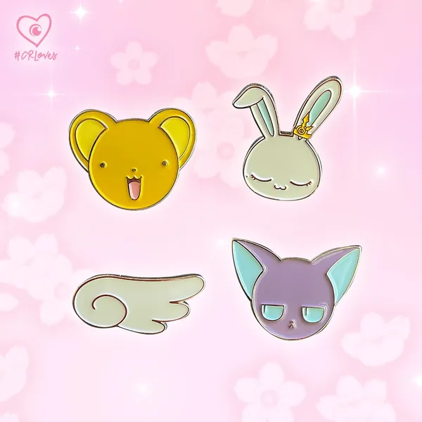 CR Loves Cardcaptor Sakura: Clear Card - Characters Enamel Pin Set | Default Title