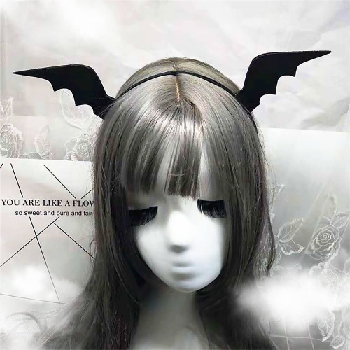 Bat Wing Hairband for Cosplay - Hairband / Black