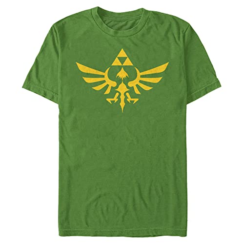 Nintendo Men's Triumphant Triforce T-Shirt, Kelly Green, X-Large