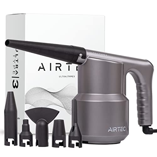 IT Dusters AirTec Ultra Electric Air Duster Blower for PC, Laptop, Console, Electronics and Home Cleaning, Environmental Alternative to Spray air can Duster Keyboard Cleaner (Type 3) - Type 3
