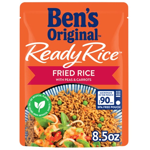BEN'S ORIGINAL Ready Rice Fried Flavored Rice, Easy Dinner Side, 8.5 oz Pouch (Pack of 12) - Fried Rice 8.5 Ounce (Pack of 12)