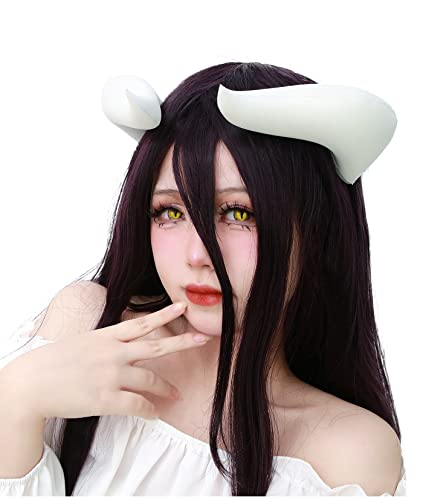 C-ZOFEK White Cosplay Horns with Clips for Bowsette Cosplay Costume Halloween Accessory - Horns