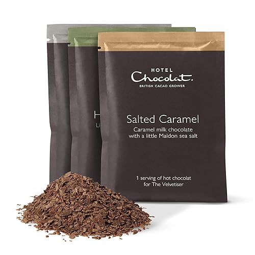 Hotel Chocolat- Hot Chocolat Selection Box (pack of 20 Single Serve Sachets) - Selection Box