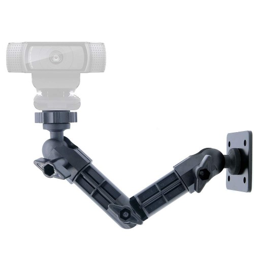 Webbkamera vägghållare för Logitech C920s C920 C925e C922x C922 C930e C930 C615 Brio StreamCam webbkameror