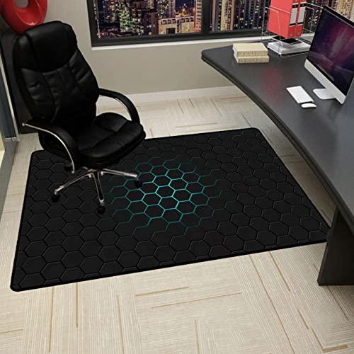 ZQUAL Gaming Chair Mat 80x120CM,Office Chair Mat Hardwood Floor,Desk Chair Mats,Non-slip Gaming Chair Mat For Wooden Floors,Hard Floor Protector Mat For Office Chair Mat,Computer Chair Rug - N - 80×120CM