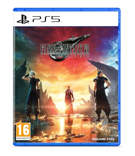 FINAL FANTASY VII REBIRTH (PlayStation 5) (Includes Amazon Exclusive In-Game Shinra Bangle) - Standard Edition