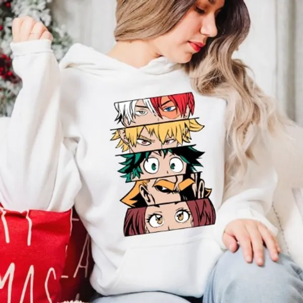 My Hero Academia Hoodie Anime Hoodie Anime Shirts Christmas | Etsy