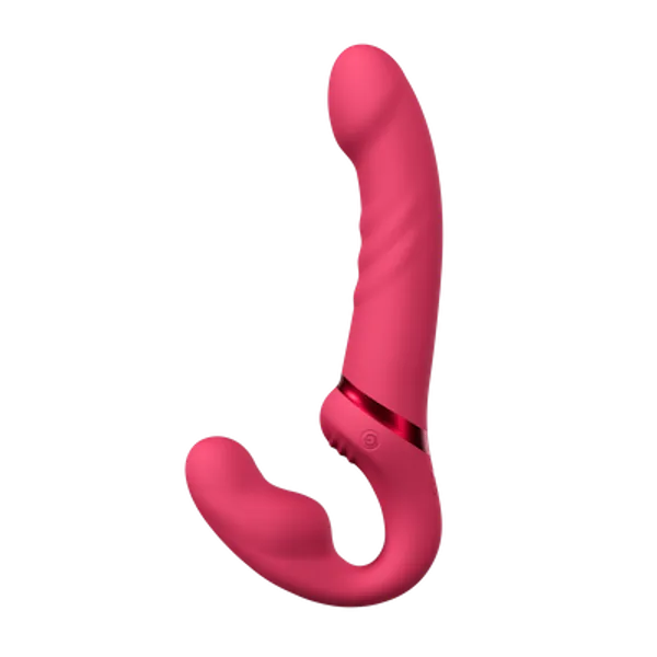 Lapis - App-controlled Dual-ended Vibrating Strapless Strap-on
