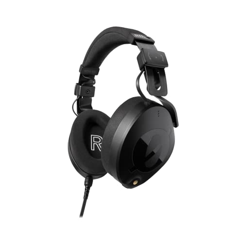 RØDE NTH-100 Professional Over-ear Headphones For Content Creation, Music Production, Mixing and Audio Editing, Podcasting, Location Recording,Black - Headphones - NTH-100