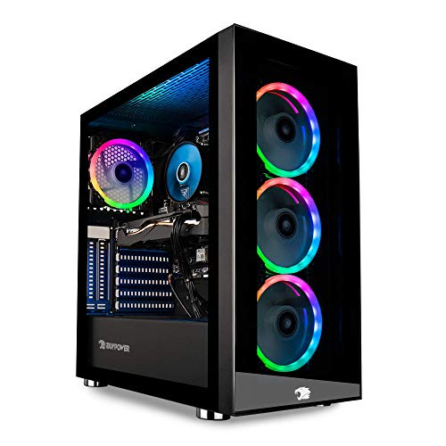 iBUYPOWER Gaming PC Computer Desktop Element MR 9320 (Intel i7-10700F 2.9GHz, NVIDIA GTX 1660 Ti 6GB, 16GB DDR4 RAM, 240GB SSD, 1TB HDD, Wi-Fi Ready, Windows 10 Home) , Black - INTEL CORE i7 - i7 | GTX 1660 TI 6 GB