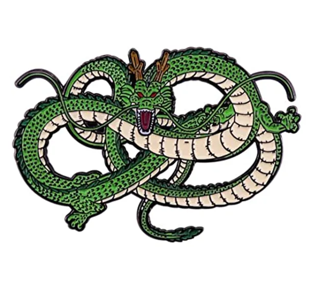 KAWADU Summoning Dragon Enamel Pin Japanese Anime Dragon Ball Badge Horror Animal Dragon Brooch Clothes Bags Hat Accessories