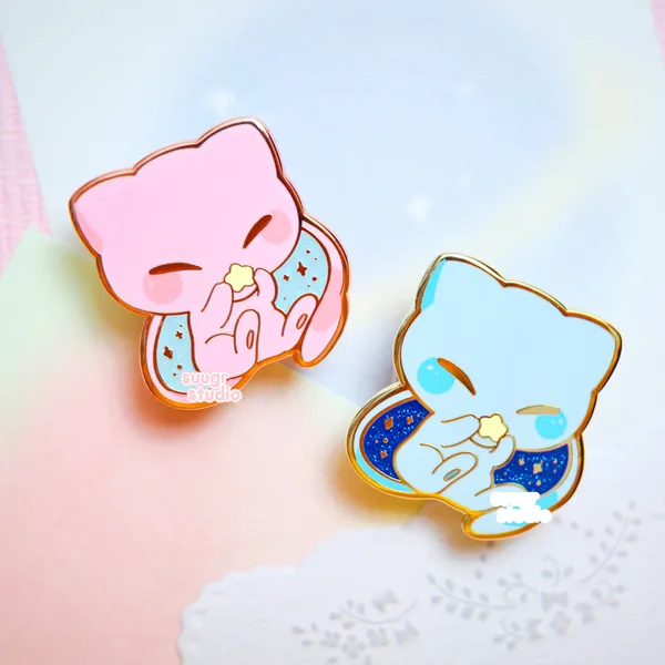Mysterious Cutie Hard Enamel Pins