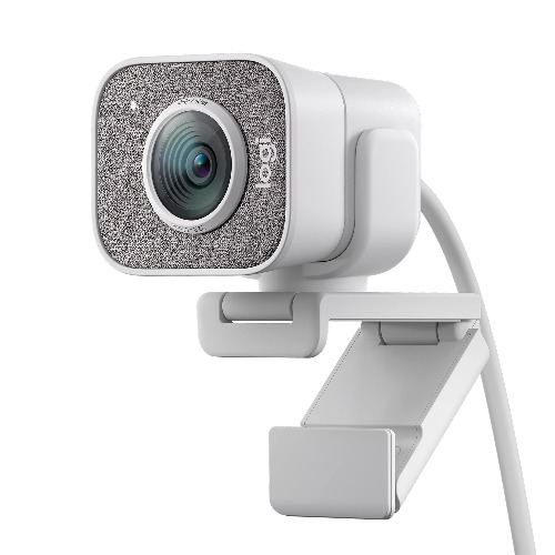 Logitech StreamCam – Webcam per Live Streaming su Youtube e Twitch, Full HD 1080p a 60 fps, Connessione USB-C, Facial Tracking, Autofocus, Video Verticali, Grigio Chiaro