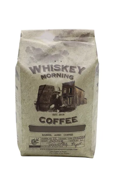 Whiskey Morning Coffee: Fire Roasted, Whiskey Infused, Small Batch Coffee (Whole Bean)