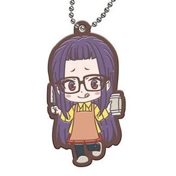 Yuru Camp Character Capsule Rubber Ball-Chain Mascot Key Chain Vol.2 [In Stock, Ship Today] - Chiaki Oogaki