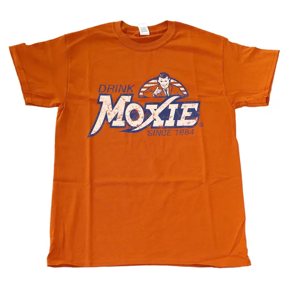 Moxie Men's T-Shirt, Distressed Vintage Tee, Distinctively Different