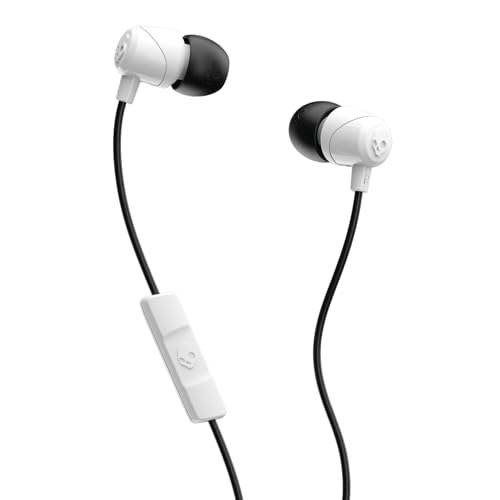 Skullcandy Jib In-Ear Wired Earbuds, Noise Isolating, Microphone, Works with Bluetooth Devices and Computers - White - White - One Size - Single