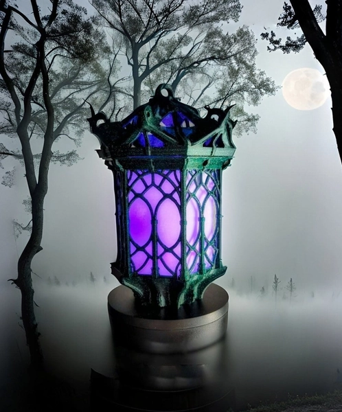 Lanterne LED élégante au style mystique