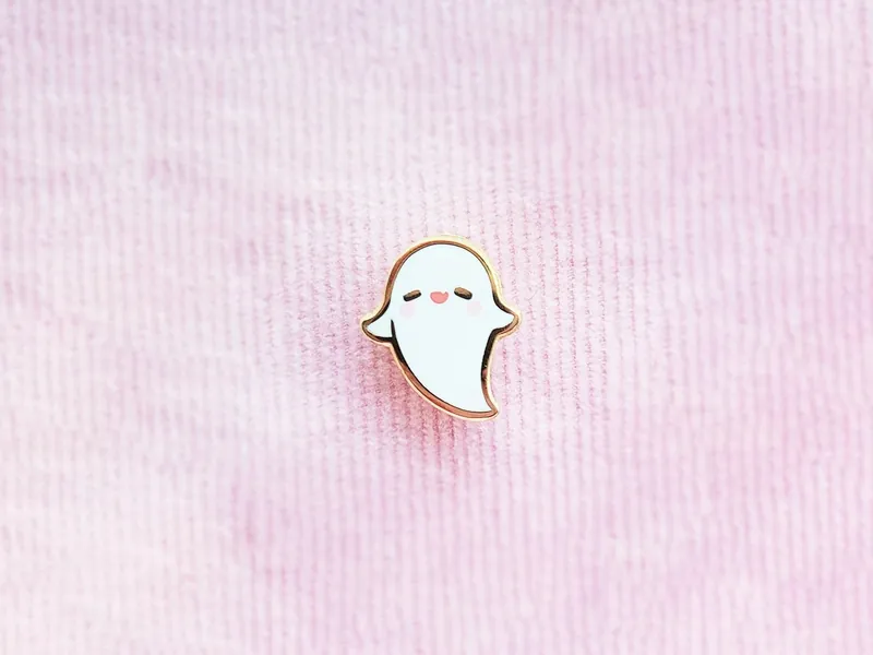 Boo Tao Enamel Pin