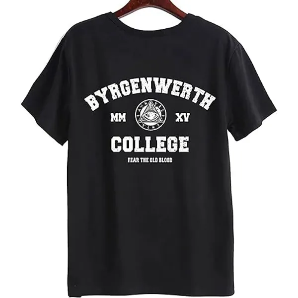 Bloodborne Byrgenwerth College Men's T Shirt Mens Printed