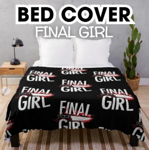 Final Girl  Throw Blanket